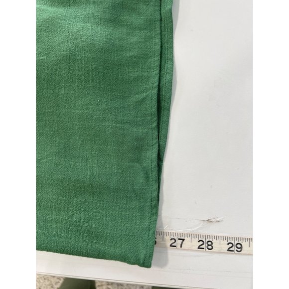 Lulus Al Fresco Evenings Off The Shoulder Dress Womens S Green Rayon Summer NEW - Picture 12 of 12